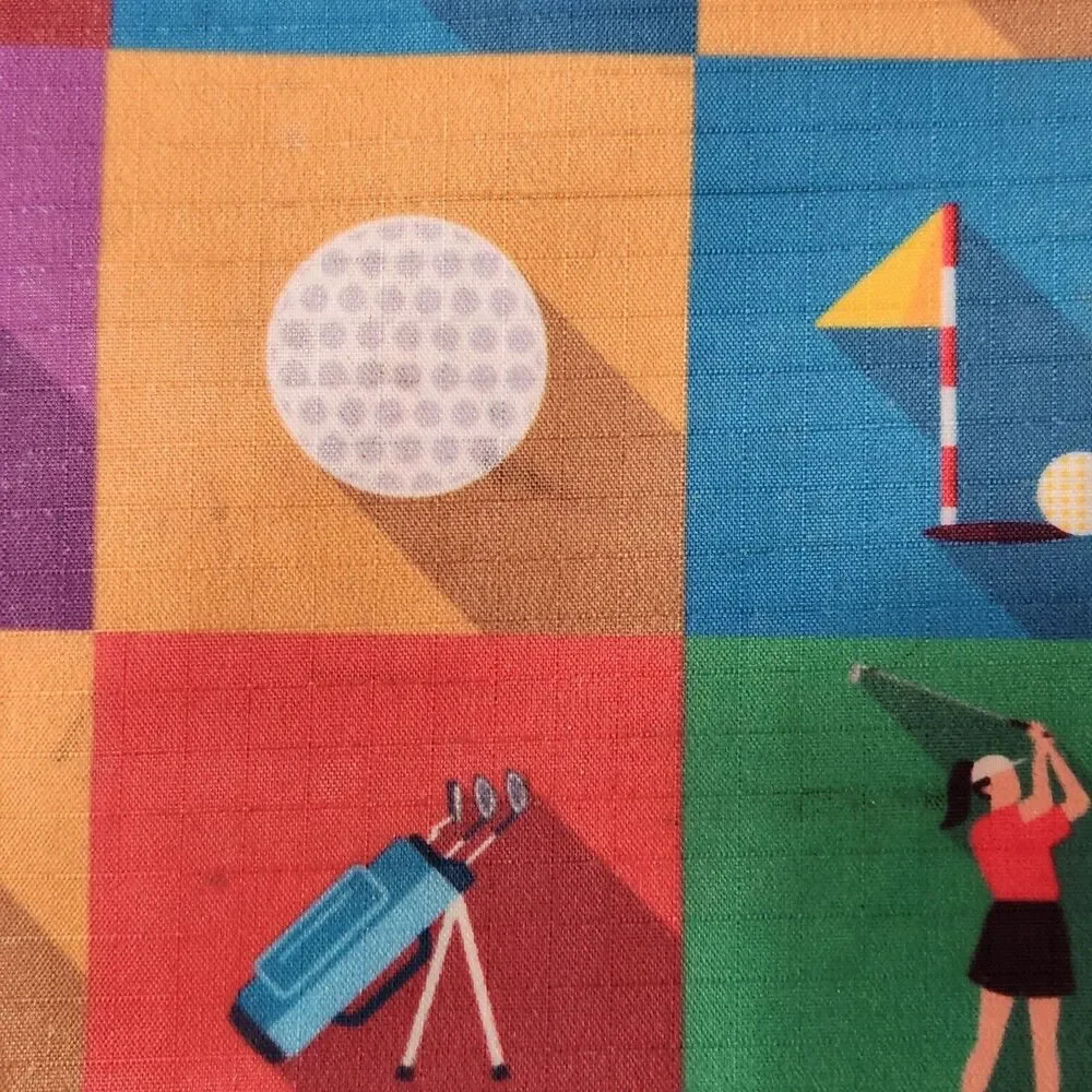 Sydney Love Sport Golf Crossbody Bag Championship Round Multi-Color Ripstop - Picture 13 of 16